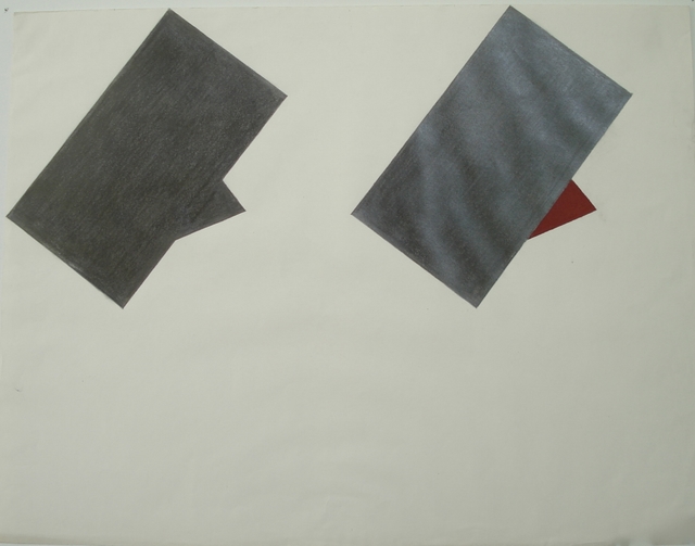 Z.T. Conté en grafietstift op grijs papier. 70 x 50
