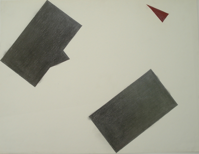 Z.T. Conté en grafietstift op grijs papier. 70 x 50